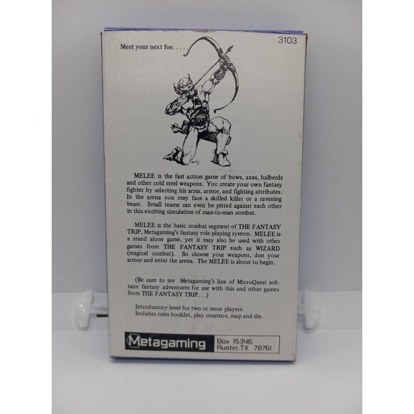 The Fantasy Trip "Melee" MicroGame 3 By Metagaming 3103 - Picture 2 of 5